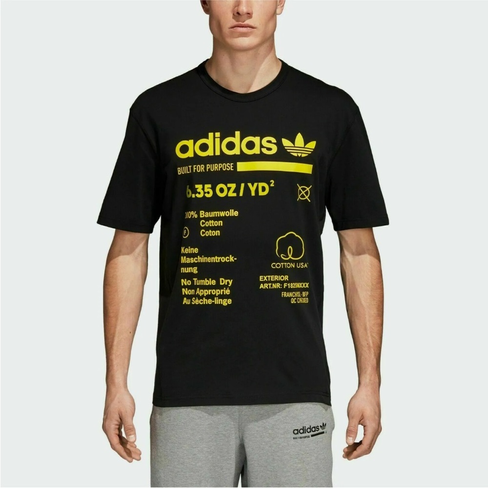 Adidas Originals Kaval Graphic T-Shirt Black Men's